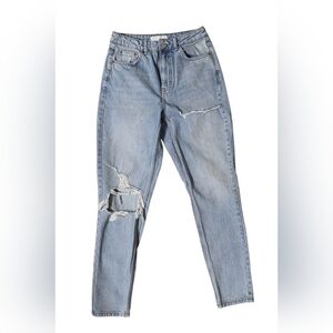 Topshop Ripped Mom Highrise Jeans - Size 28